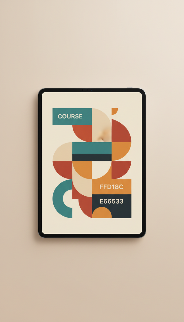 Curs PDF de Productivitate master cu aspect pentru tabletă